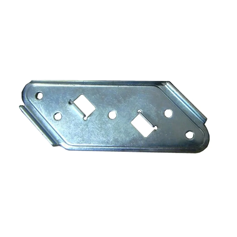 Customized Metal Stamped Flat L-Shape Corner Brace Mending Plates Bracket Zinc Plated Fixed Mending Plates