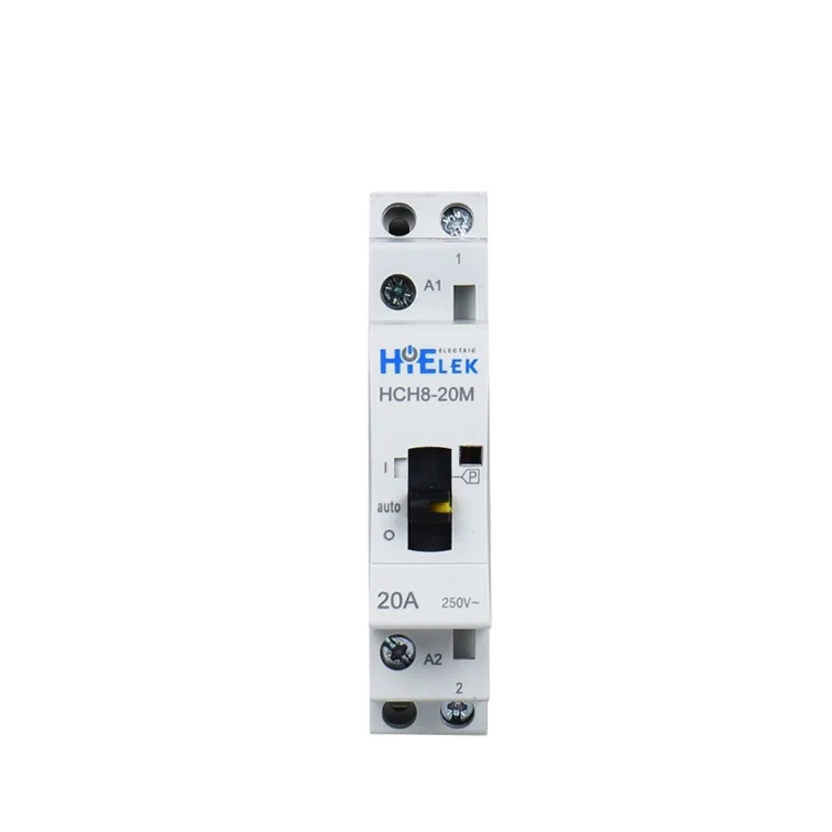 AC Modular Contactor  Manual 25a with CE,CB certification 240VAC