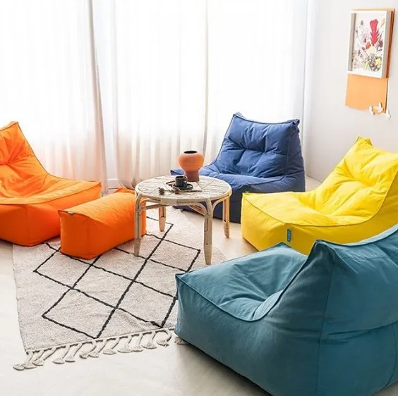 Outdoor Garden Bean Bags Big Chair Cozy Sofa Outdoor Game Beanbag Chair