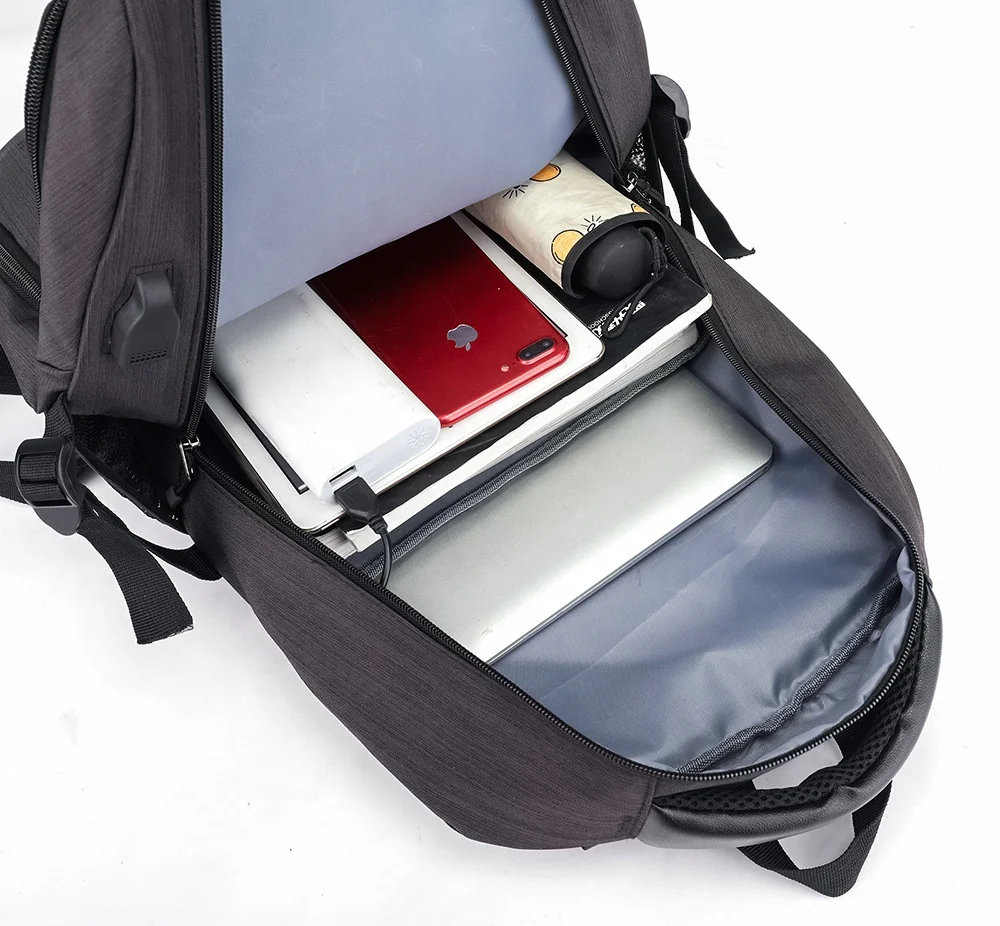Durable Waterproof Best Men School Bags Hiking Travelling Business Backpack with USB Charging Port Backpack BAG PACK