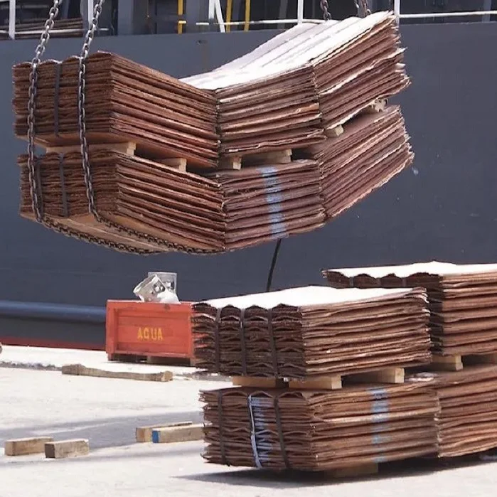 Copper Sheet Hot Sale Electrolytic Copper Cathode 99.99% Brass Plate Soft Beryllium Power Transmission