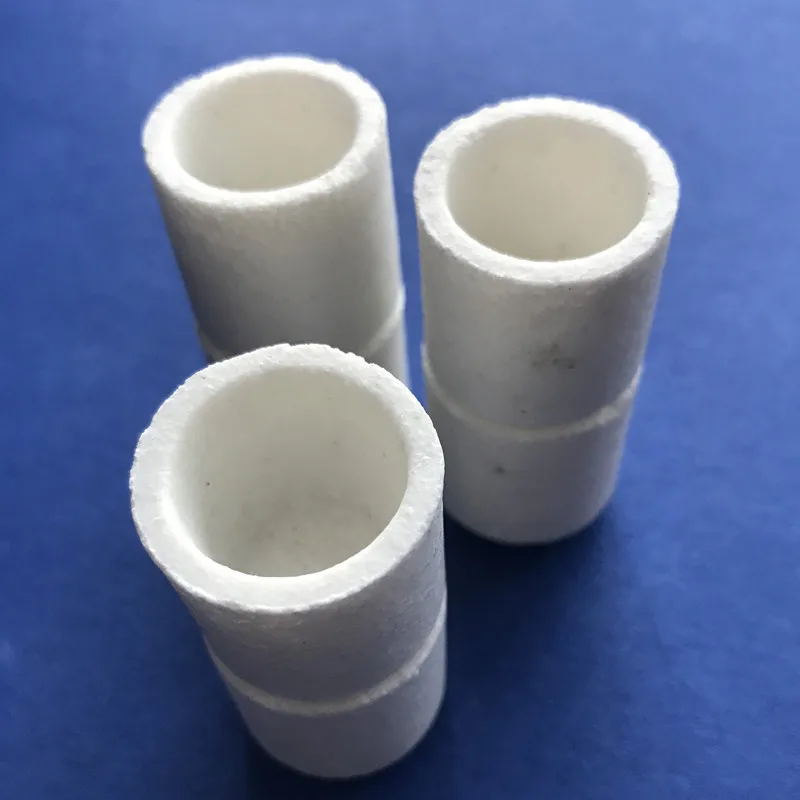 Small Refractory Mgo Magnesium Oxide Ceramic Crucible For Lab Analysis