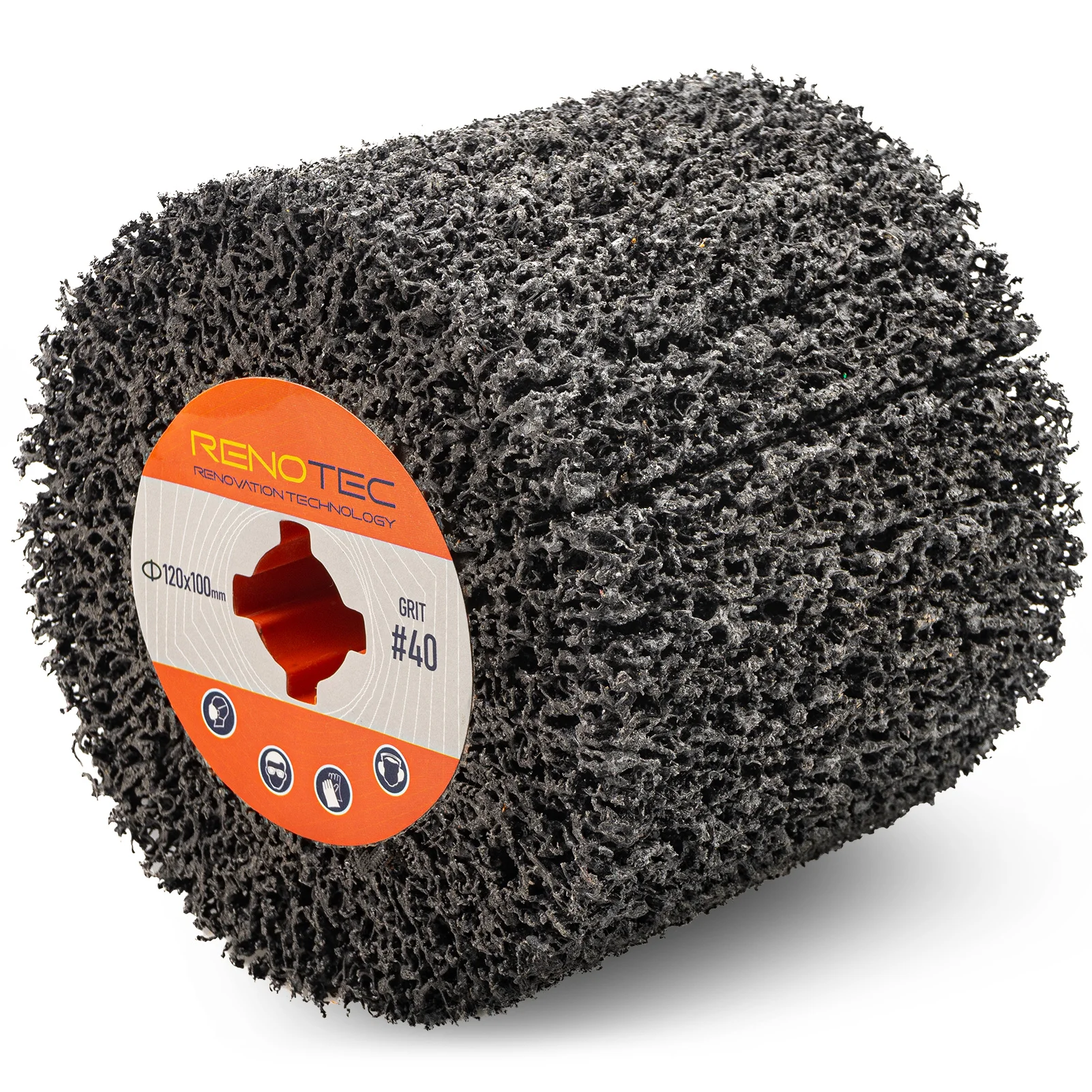 115x100mm Wire Drawing Polishing Burnishing Wheels Black Strip It Wheel Poly Strip Abrasive Disc Wheel