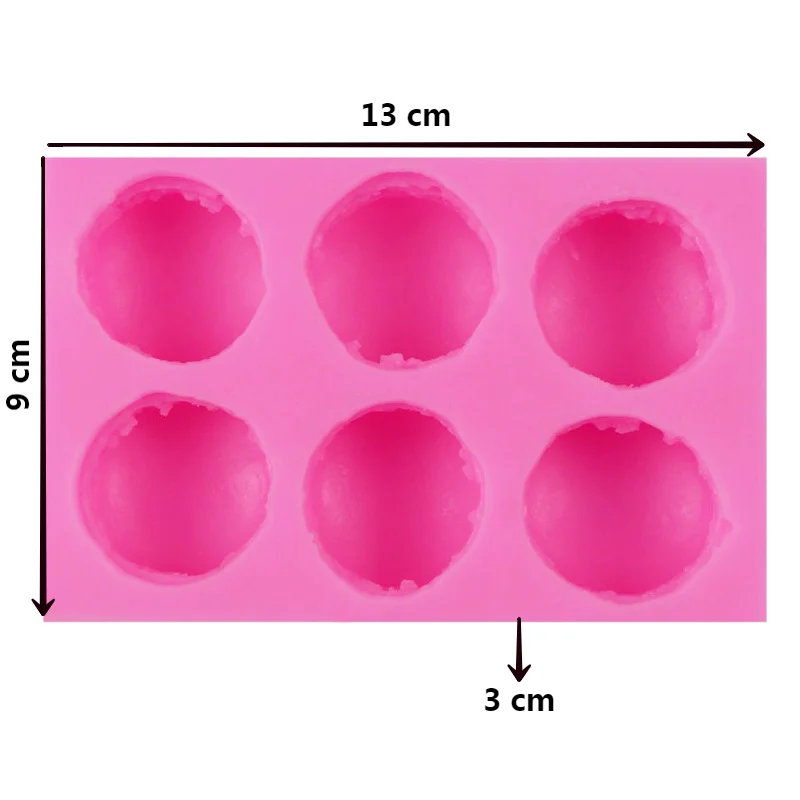 6 Dimensional Macaron Burger Silicone Mold Fondant Chocolate Cake Decoration Mold Baking Pastry Cake Tool Baking Tray Mold