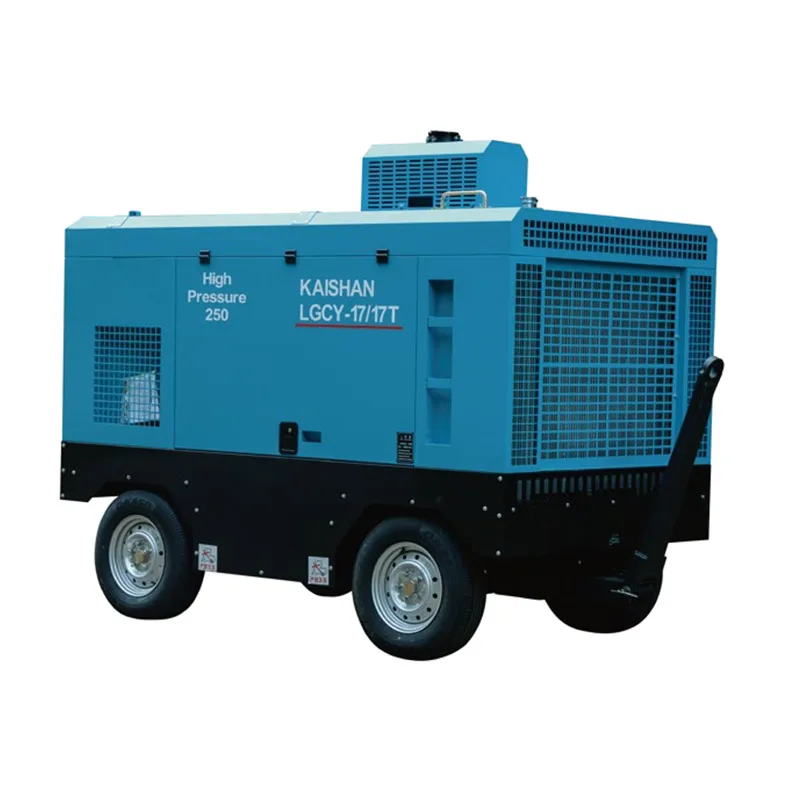 STARS Economical 60 cfm 17 bar Kaishan Air Compresor Diesel Air Compressors Portable