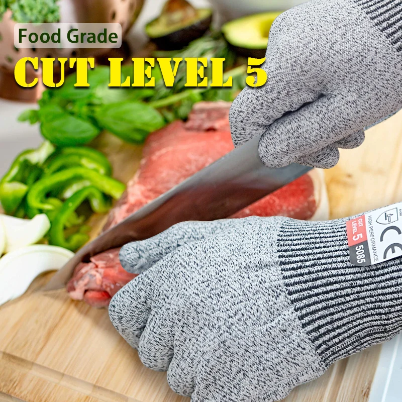 Anti cut resistant gloves with EN388 for construction garden and industrial