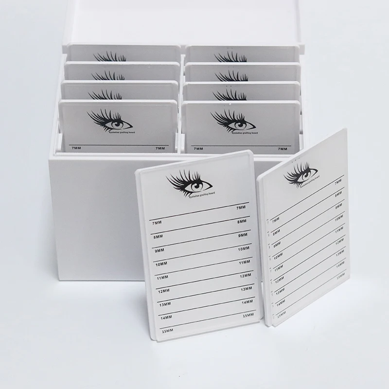 High Quality 10 Pallet 5 Pallet Acrylic Eyelash Extension Storage Box Stylish Floor Lash Organizer for Display Retail Store