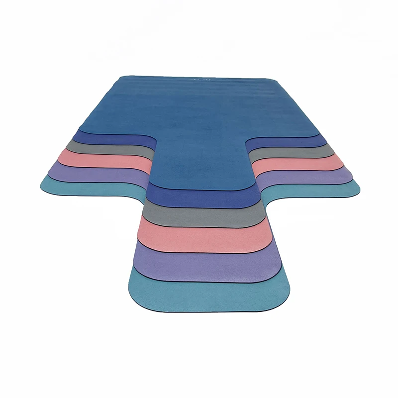 Hygiene Eco Machine Washable Customisable Solid Color Cover Towel Velvet Suede Pilates Reformer Yoga and Pilates Mats