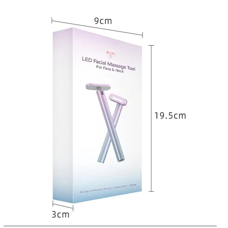 Home Use Portable Eye Massage Device EMS Micro-current Vibration Red Light Therapy Eye Massager with Heat Compression