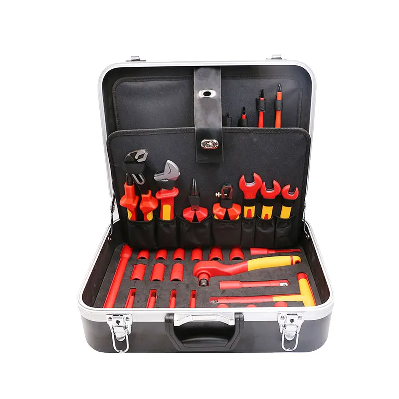 WEDO High Quality Famous Brand Insulated Tools Set 42pcs AC1000V vde GS Certificate Multifunction Pliers with big case