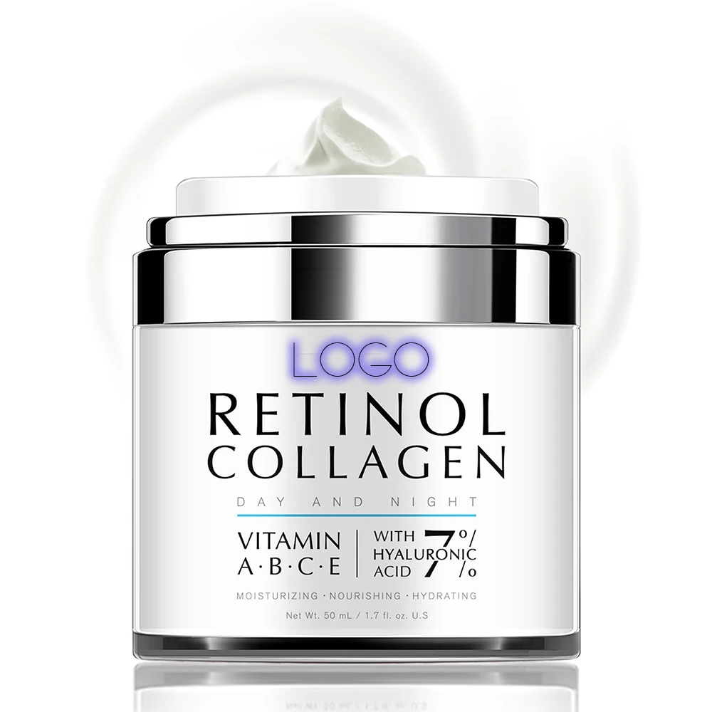 BLIW 50ml OEM Skin Care Anti Aging Anti Wrinkle Moisturizer Organic Firming Retinol Collagen Cream For Face