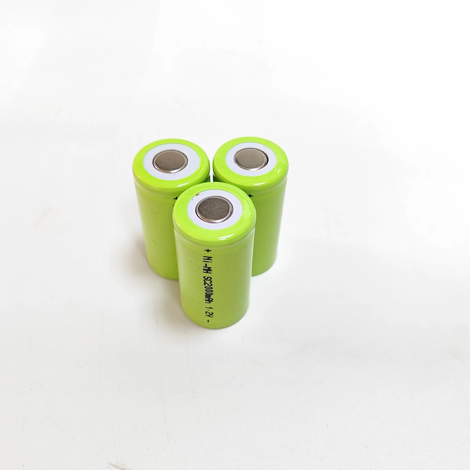 1.2V SC1500mAh 1800mAh 2000mAh 2500mAh 2800mAH 3000mAh 3300mAh 3500mAh 4000mAh 4500mAh NIMh battery cell high power battery cell