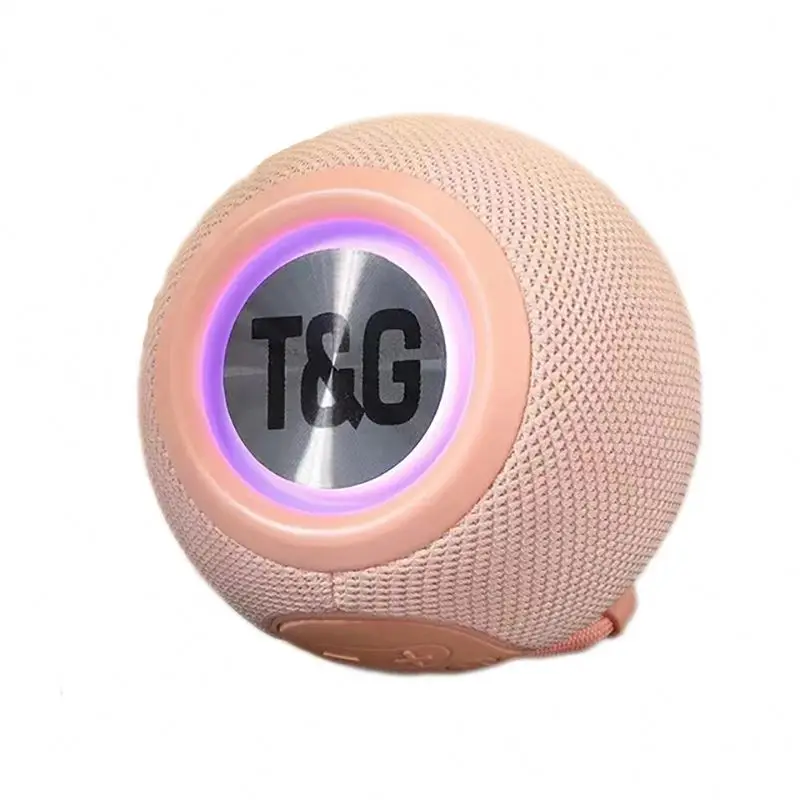 Wholesale price 2024 TG-337 Wireless Portable Supper Bass Mini Waterproof Fabric BT Speakers LED Colorful Light Active Woofer HIFI Music Speaker Box