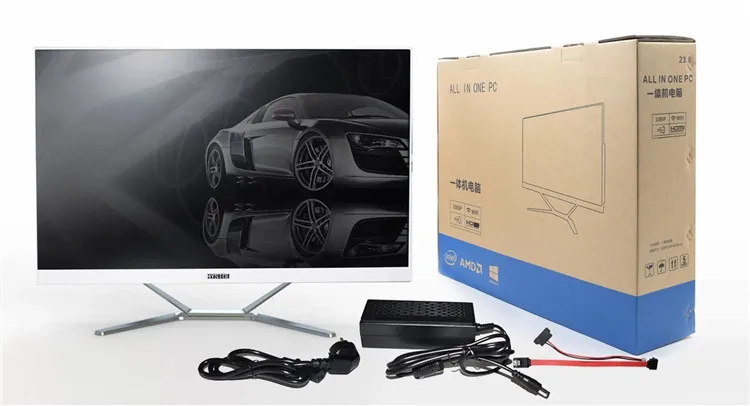  Core i3 9100F 8 ГБ ОЗУ 512 SSD Шэньчжэнь точка продажи большой экран TV Все-в-одном ПК