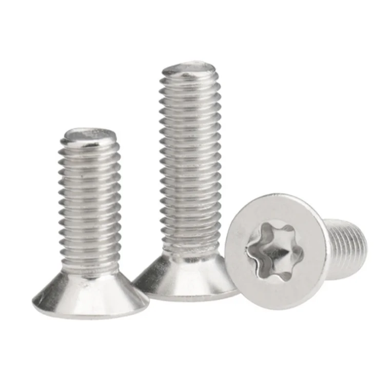 Factory Price M5 M6 M8 Cnc Machine Torx Head Bolt Torx Flat Csk Head Security Bolt Anti Theft Bolt