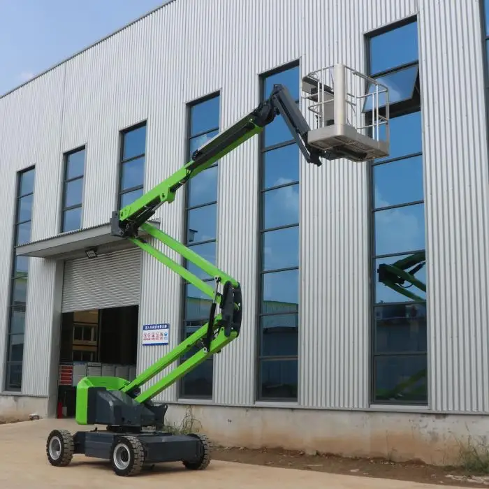 Construction Purpose Electric Boom Lift with Working Height 9m 11m 12m 14m  16m Best Price for Sale
