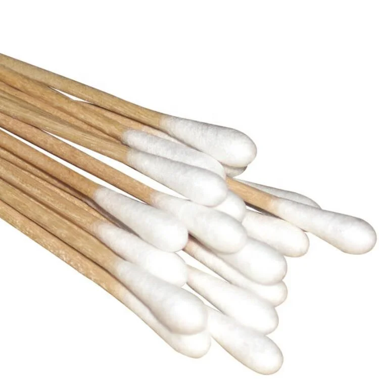 
Medical swab sterile or non sterile cotton bud for hospital and home use 