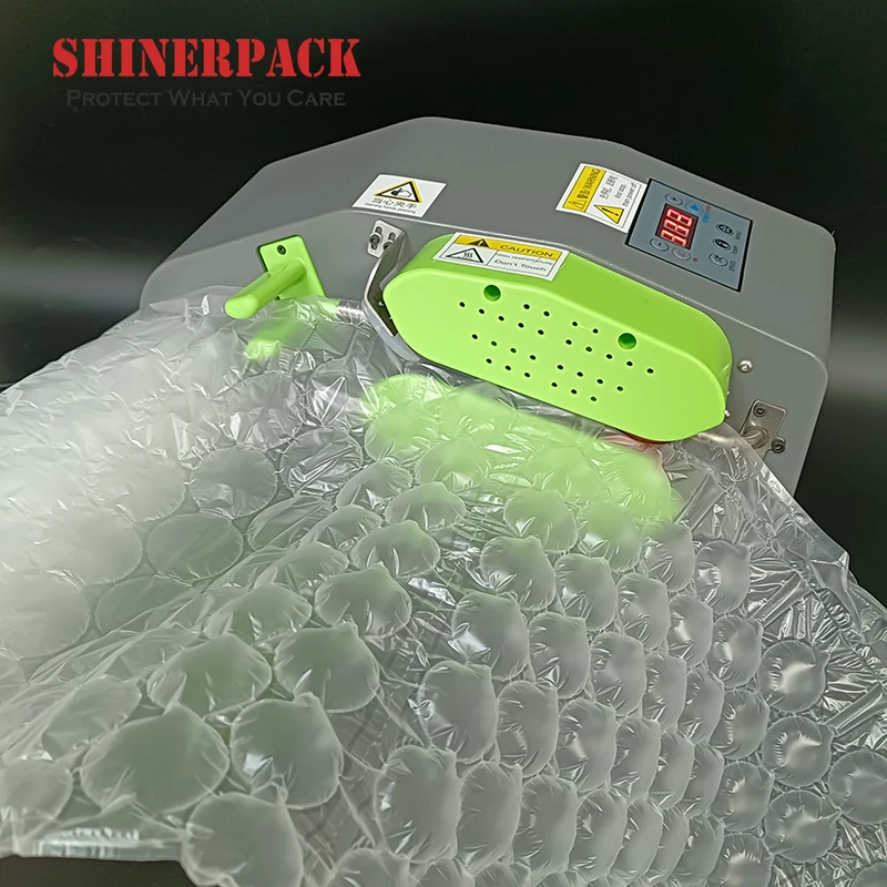 2022 Top Air Pillow Machine No Preheating Air Cushioning Machine Inflatable Packaging Bubble Filler Maker Air Cushion Machine