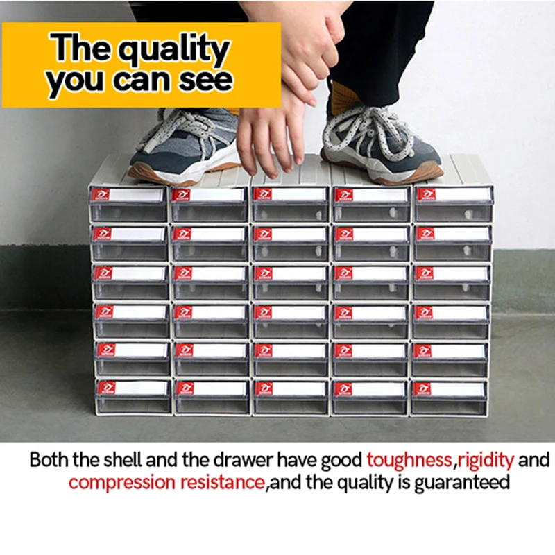 LEADLOONG F8-240*157*90MM Blue Color |  Wall-mounted Screw Classification Component Box Tool Case components Storage ToolBox