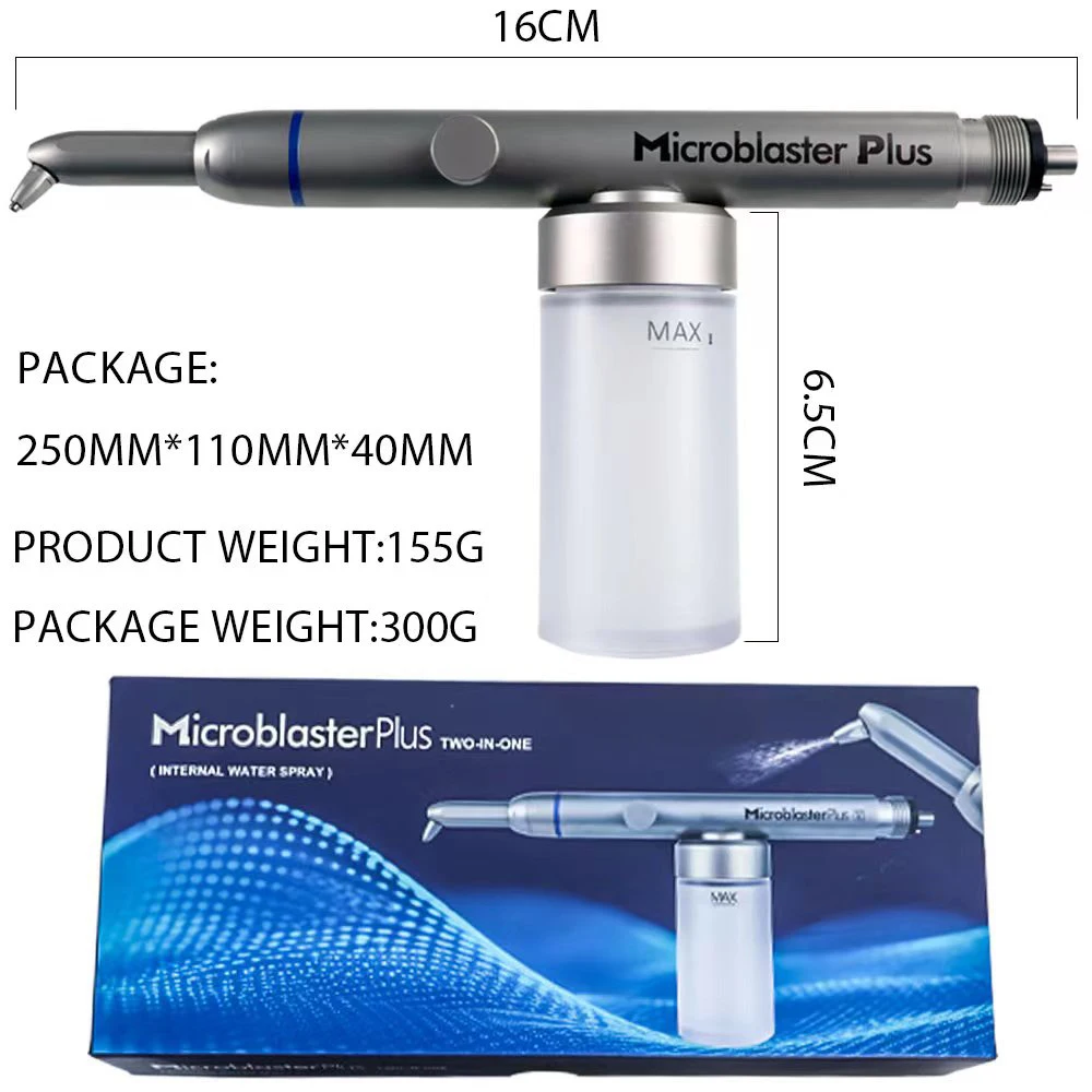 Dental Sandblaster Air Flow Polisher With Water Spray Aluminum Oxide Device Teeth Whitening Sand Blasting Machine