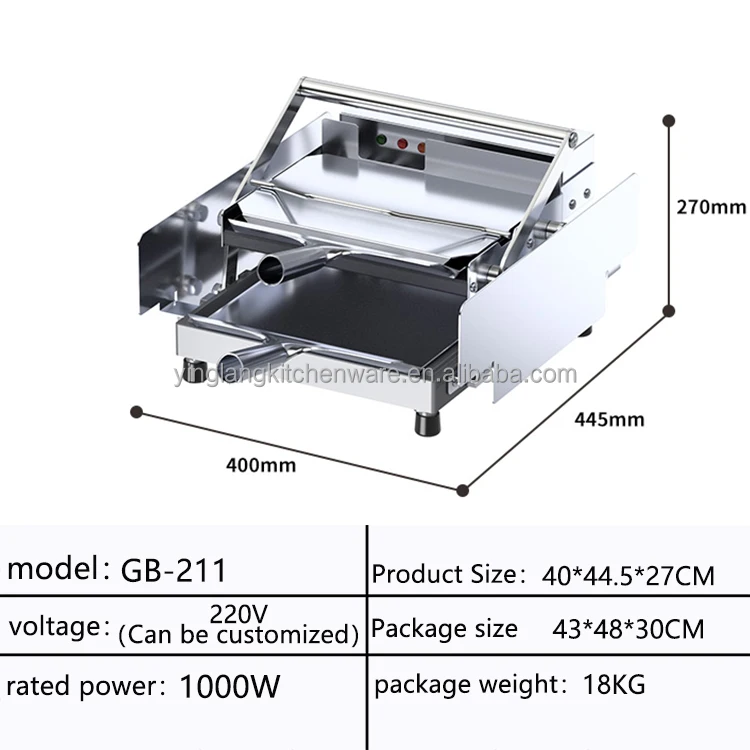 Commercial Hamburger Making Machine KFC Mcdonalds Burger Restaurant Kitchen Equipment
