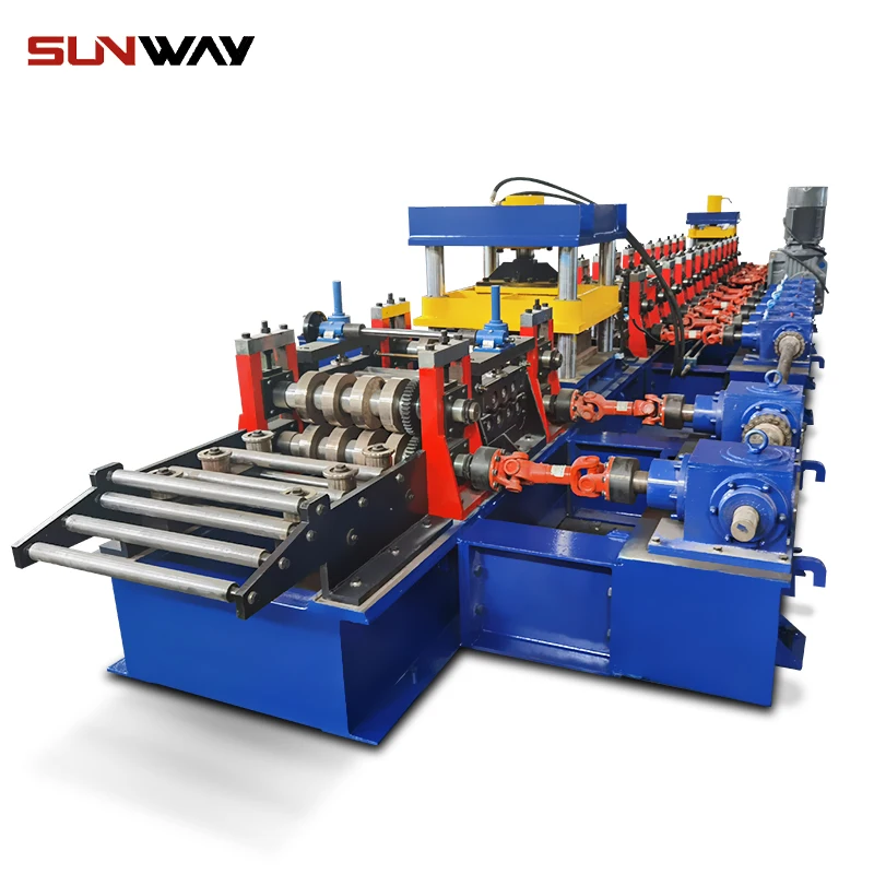 2 Waves 3 Waves Crash Barrier Highway Guardrail Metal Steel Sheet Making Roll Forming Machine