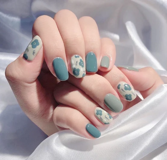 Недорогие Заводские накладные ногти с индивидуальным дизайном 24 шт. эффектом омбре