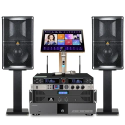 Professional KTV Karaoke Set 6T InAndon Karaoke System Machine with Speakers Microphones 4K HIFI Karaoke Player