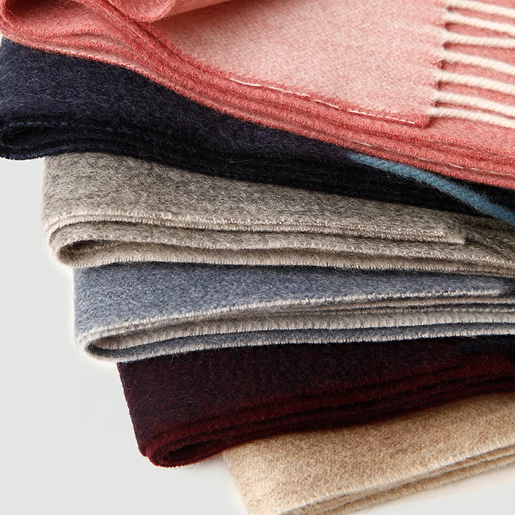 China Wholesale Fashion Lady Cashmere Scarves Winter Warm  100% Wool Long Scarf