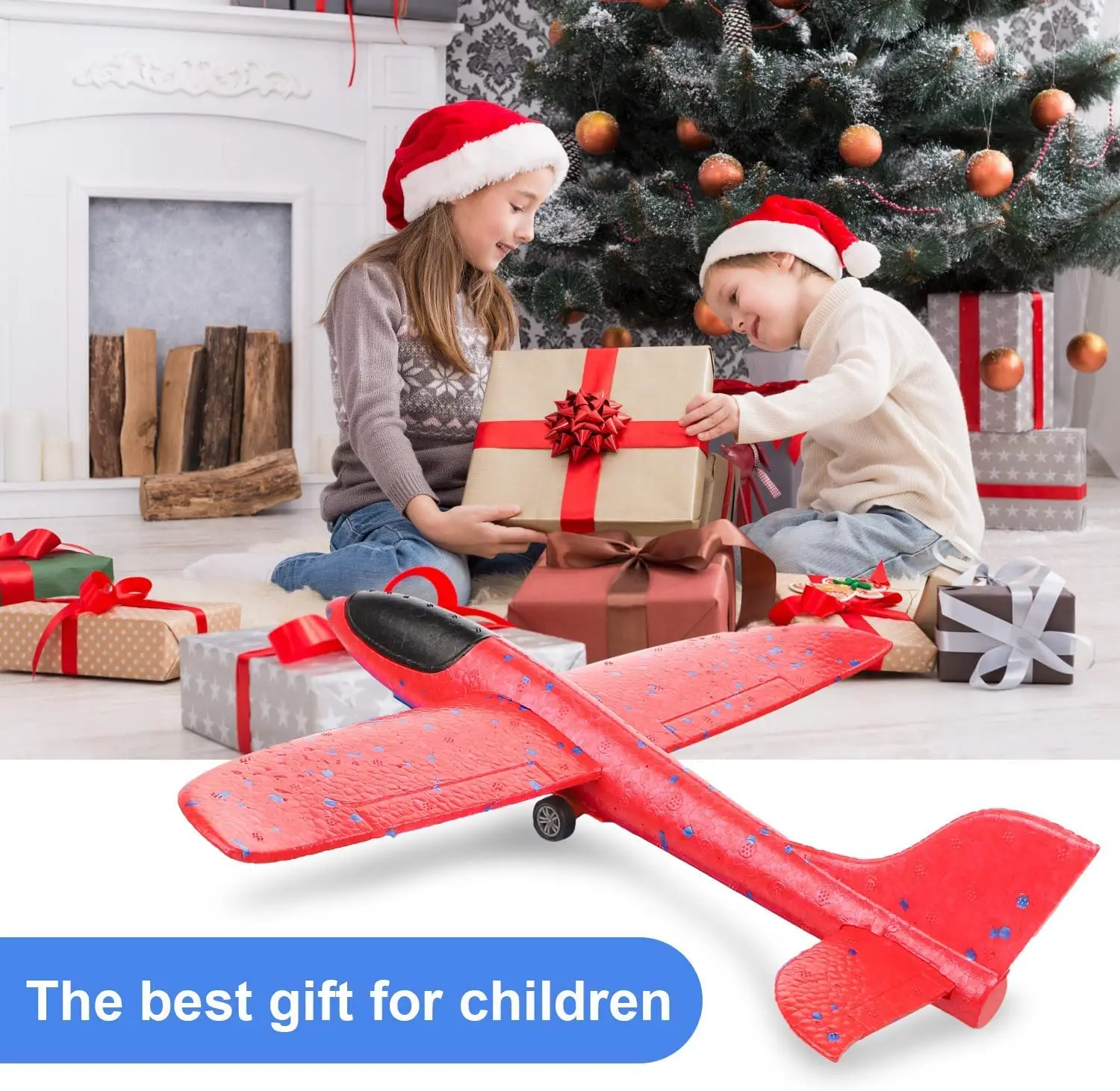 Airplane Launcher Toys Foam Catapult Glider Plane with Launcher Airplane Toy for Birthday Gifts Hand Throw Flying plane