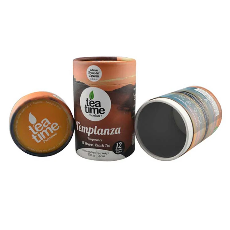  Customized Biodegradable Printing Recycled Food Grade Tube for Tea