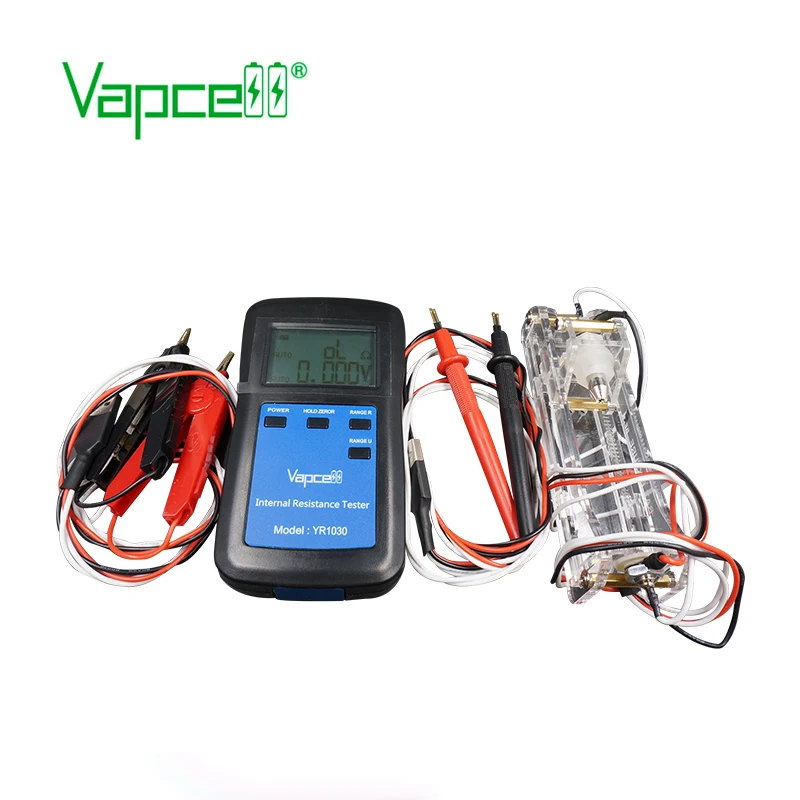 Тестер внутреннего сопротивления Vapcell LCD yr1030 для никель-кадмиевых/свинцово-кислотных аккумуляторов и т. д.
