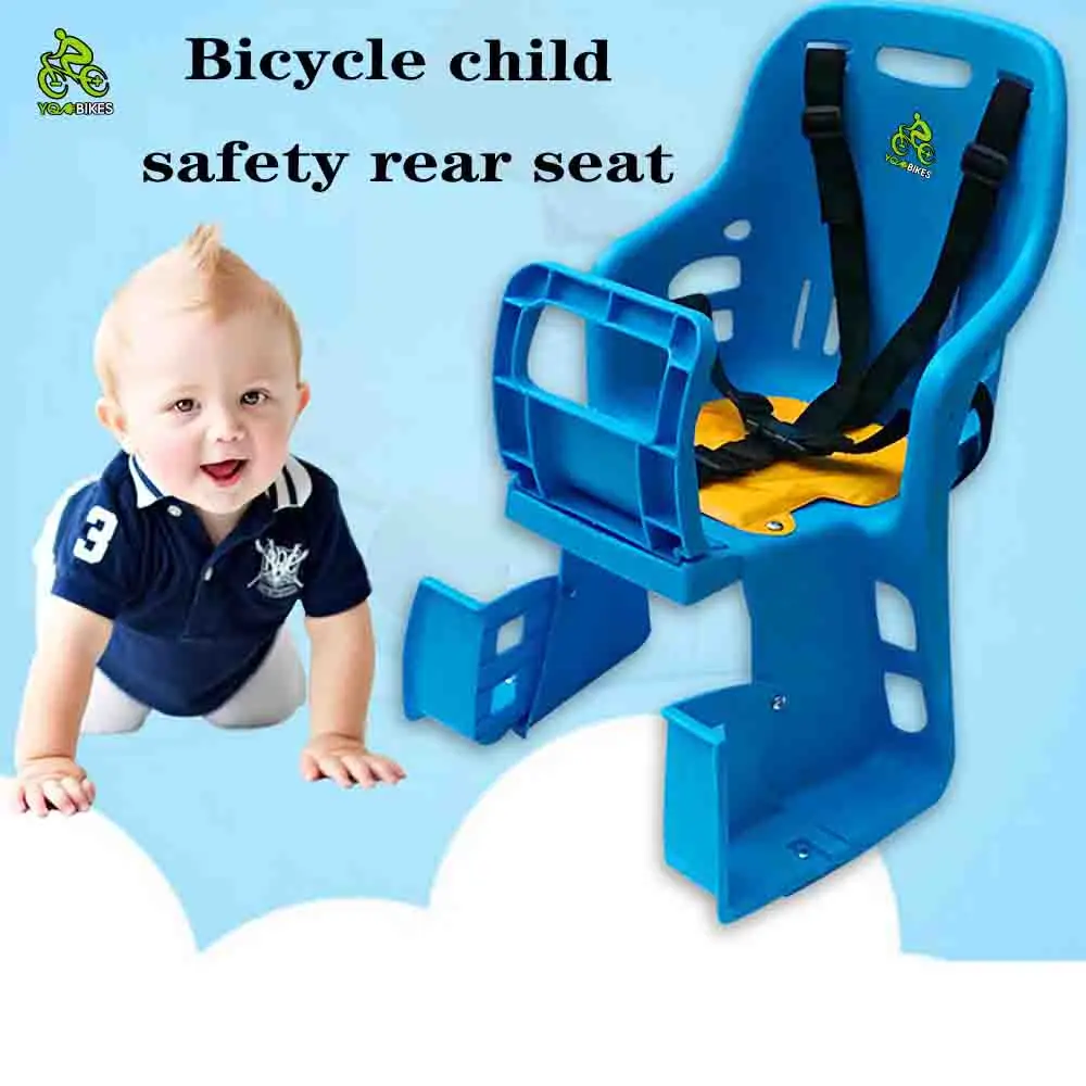 Standard Rear Bicycle bike Baby Seat 30KG Child Safety Seat Plastic Baby Bike Seats for Sale