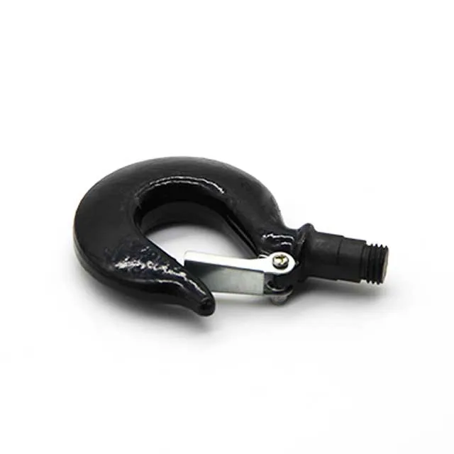 Forged alloy heat treated hooks for snatch block