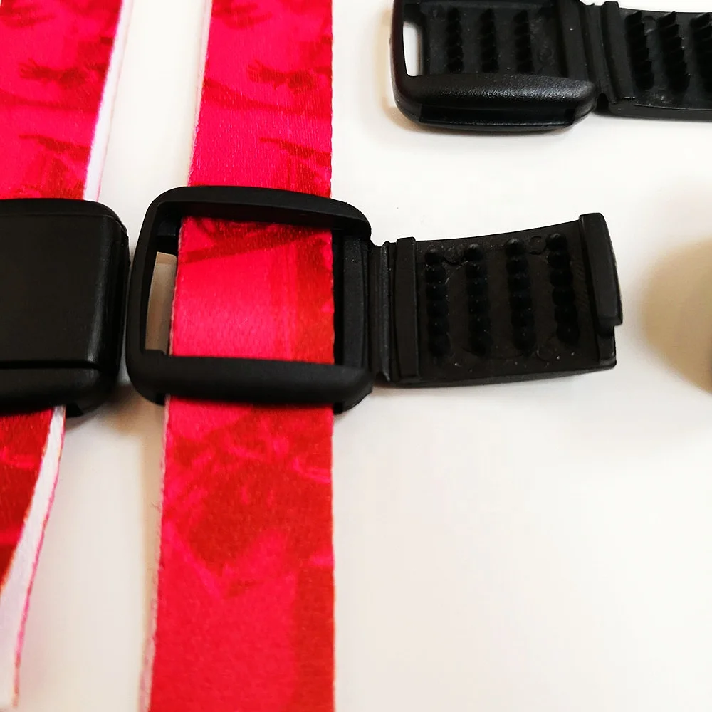 Custom Festival Dye Sublimation Wristbands with plastic toggles for event