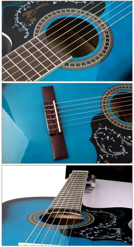 cheapest Cutway Nylon guitar quality beginner classical guitar