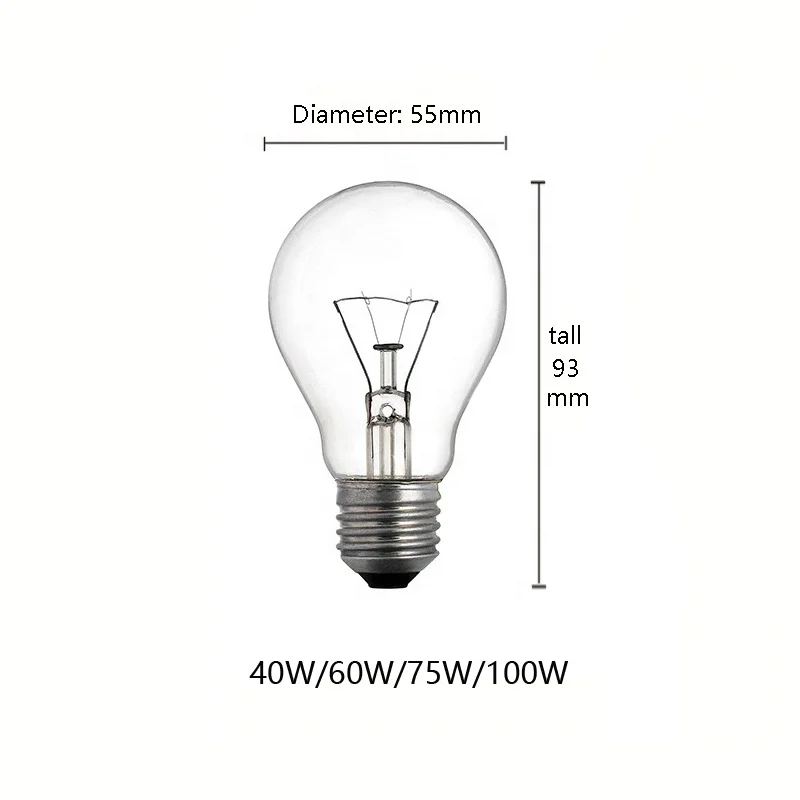 Factory incandescent bombillas 100w 220v e27 incandescentes fabricantes bulb