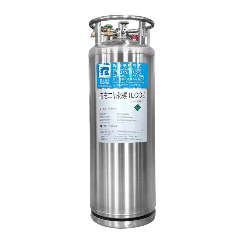 195L Lox Liquid Oxygen Dewar Cylinder Dewar Cryogenic Cylinders From China Runfeng