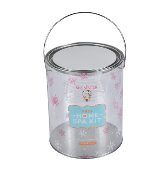 Factory Customized design Round PVC /PET Tin Can Food Tin Box