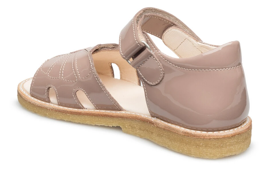 Ali BABA Comfortable Cork Sole Custom High Quality Genuine Leather kids sandals Litter Girl Sandals Shoes