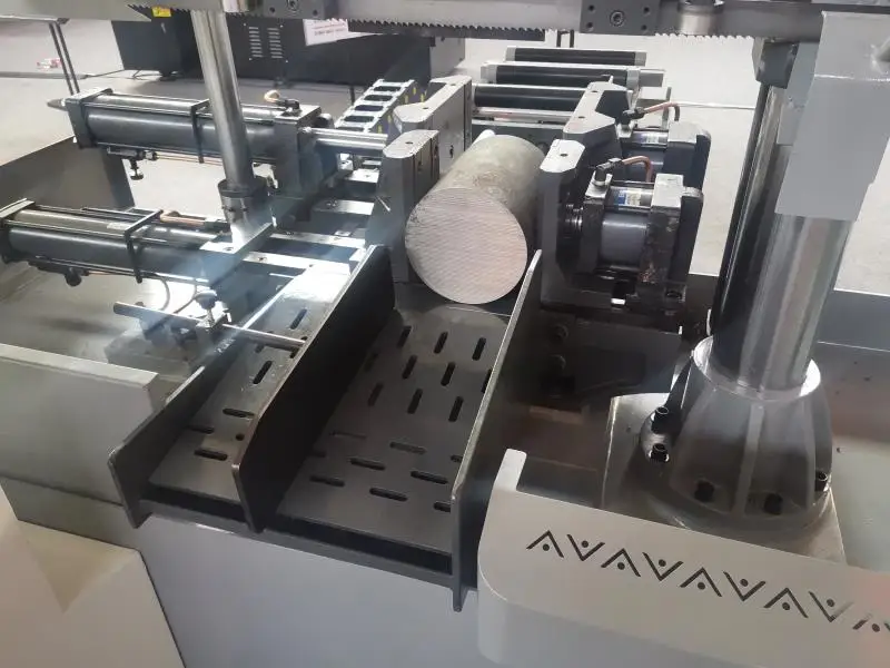 CHENLONG 330A Horizontal Band Saw, hydraulic Shuttle Vise Automatic Band Saw