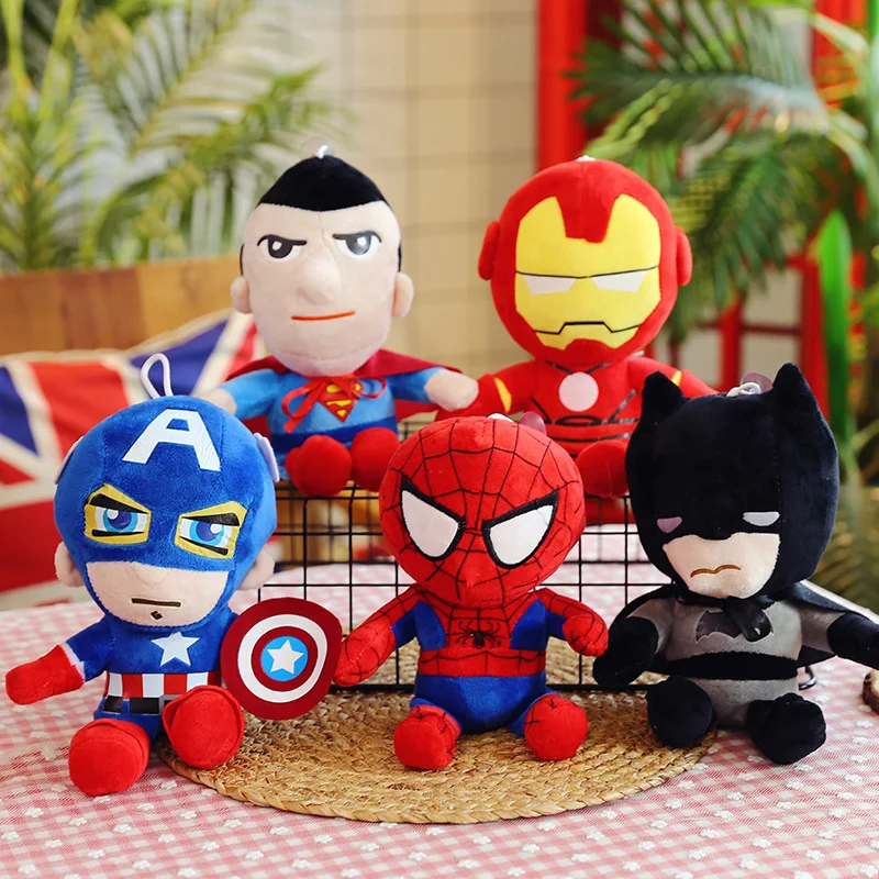 Marvel Super Hero Stuffed Toys Kids Gifts Cartoon Plush Figure Dolls for Claw Machine