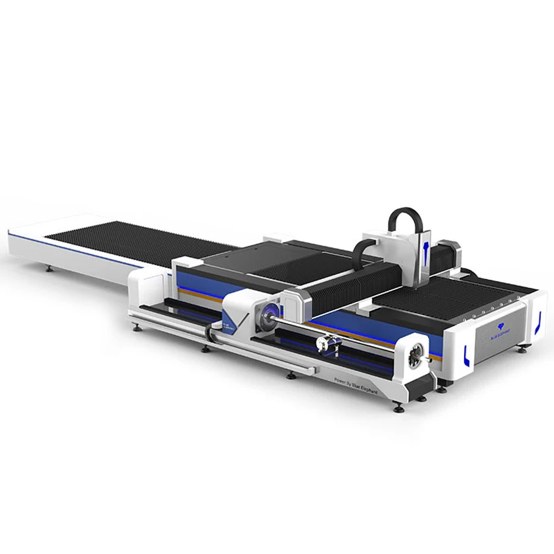 New design fiber laser cutting machine manufacturer for Metal pipe and plate Dual Use machine