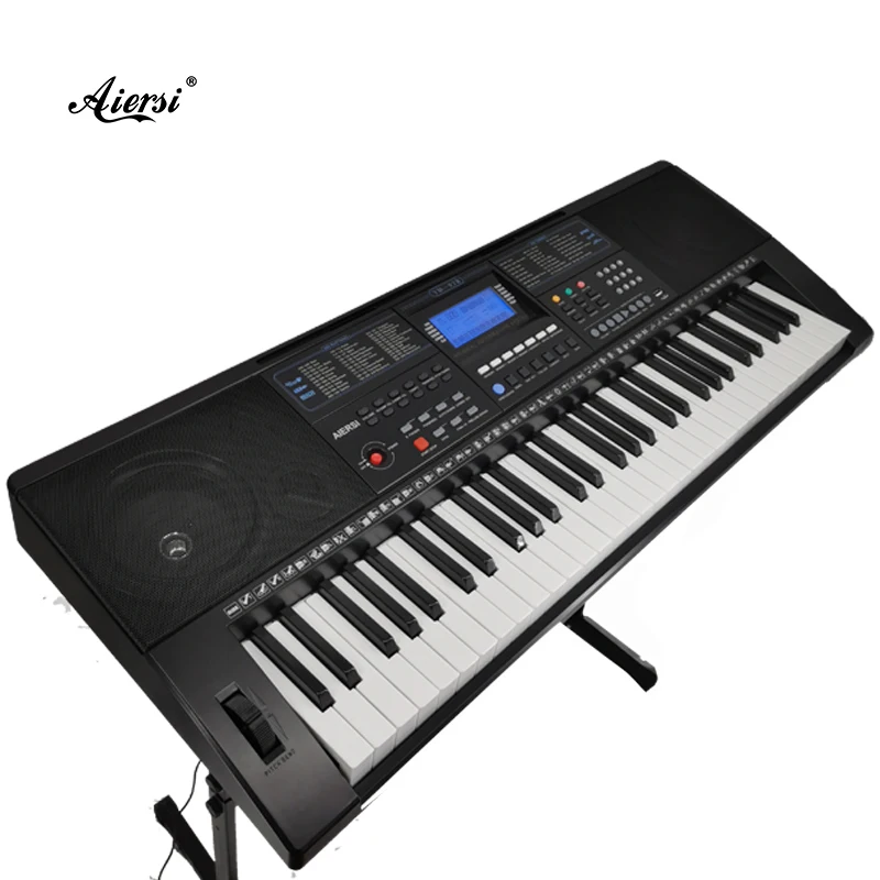 Aiersi brand piano keyboard dynamic touch sensitive keys with USB Midi simple Synthesizer Electronic Organ for  practise