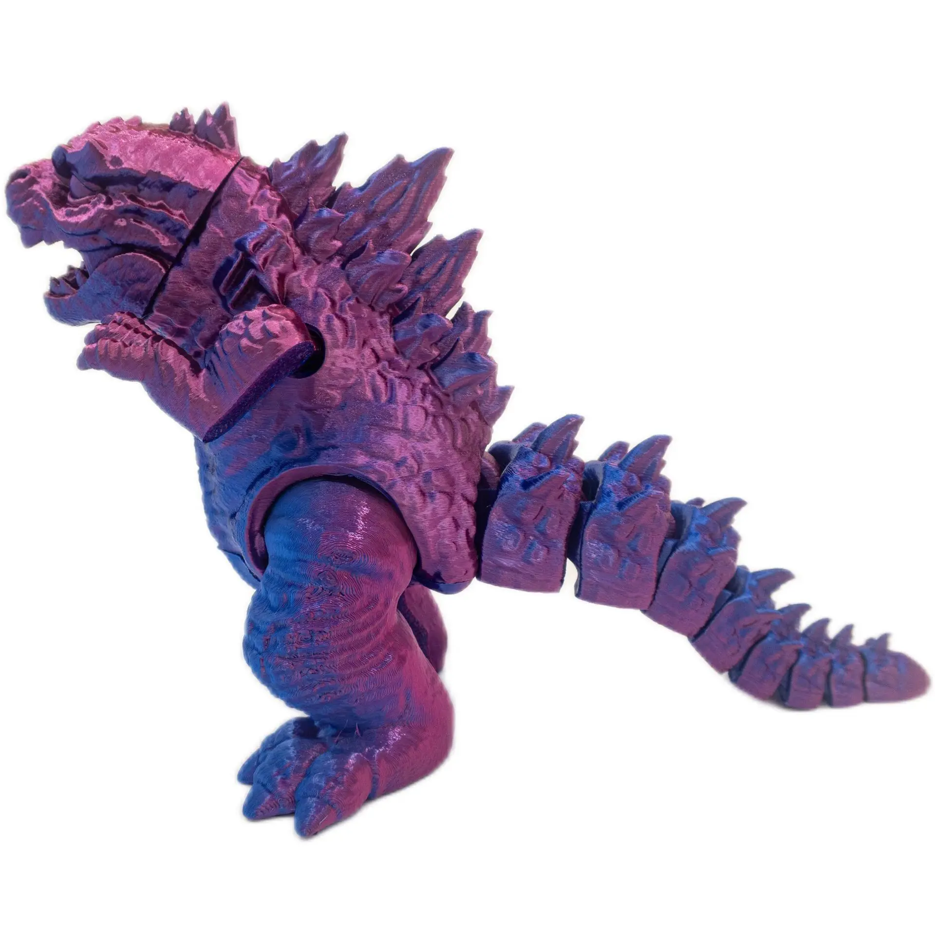New Design 3D Printed Cool Godzilla Toys Crystal Articular Flying Dragon Pterosaur Model Gift Decoration