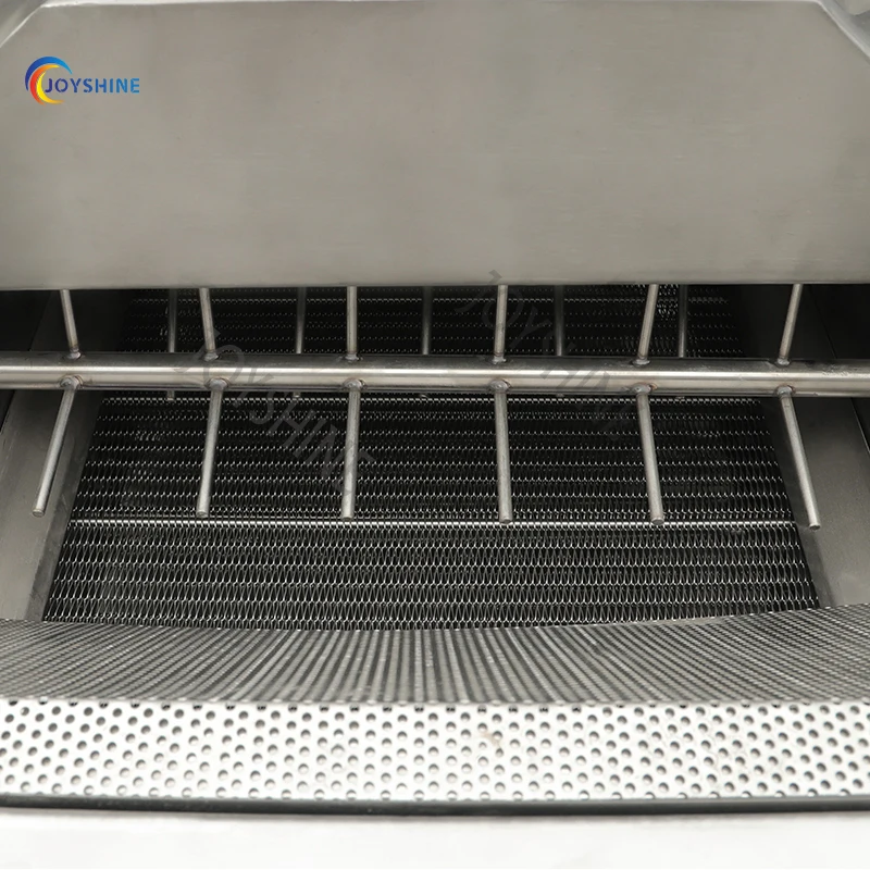 freidor continuo snack food frying machine tortilla chips freidora grande de gas para platano