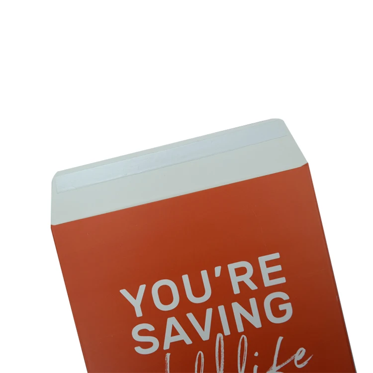 Горячая Распродажа a5 самоклеящийся шелковый шарф картонная упаковка конверт с пользовательским логотипом