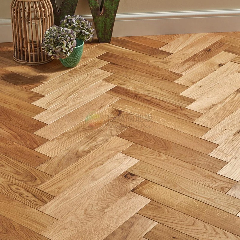 Low Moq Cheap Natural White Oak Solid Hardwood Flooring