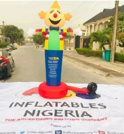 Hands Waving Event Promotional Inflatable Clown Customized Clown Inflatable For Advertising