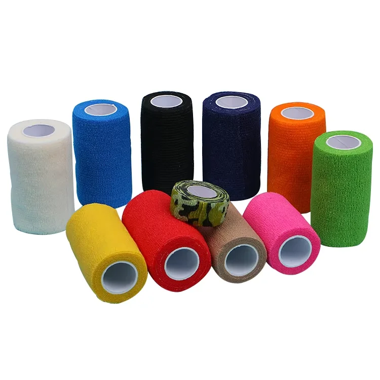 Elastic Non-woven Horse Cohesive Bandage Vet Wrap Equine Veterinary Coflex-Vet Cohesive Bandage